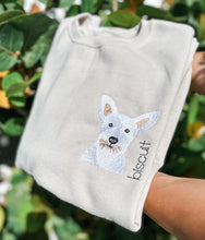 Load image into Gallery viewer, Custom embroidered pet sweatshirt