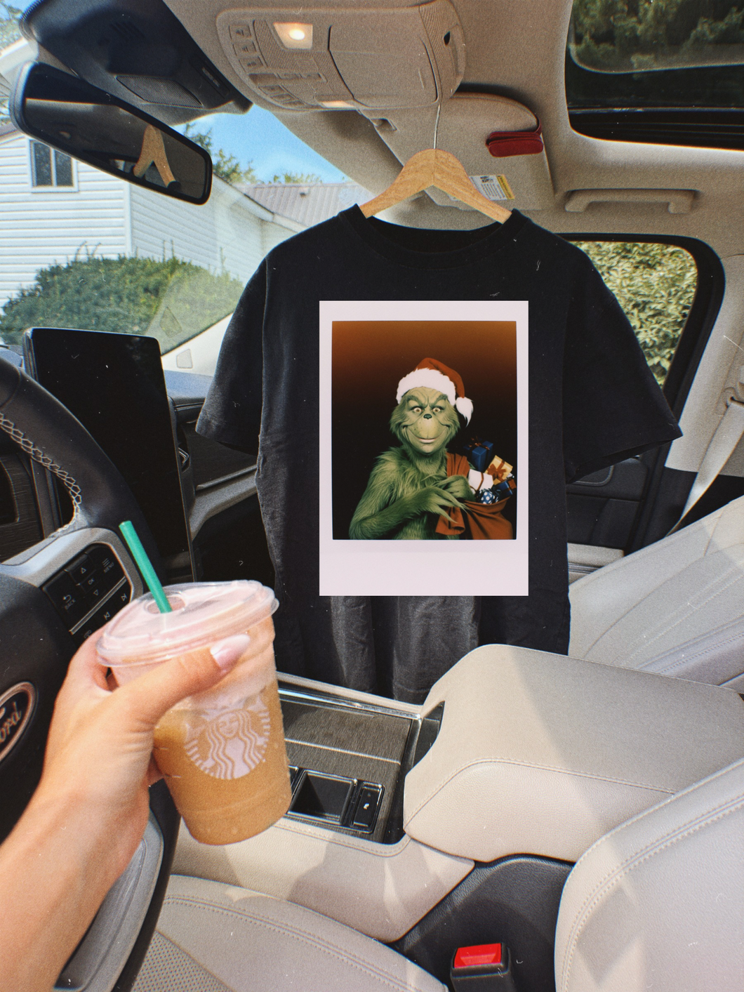 Holiday mischief polaroid