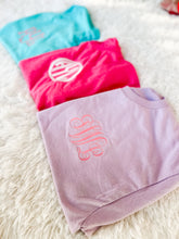 Load image into Gallery viewer, Mystery embroidered monogram tee

