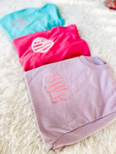 Load image into Gallery viewer, Mystery american themed embroidered monogram tee
