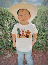 Load image into Gallery viewer, Western Christmas tree name top
