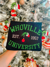Load image into Gallery viewer, Whoville Univ. embroidered top
