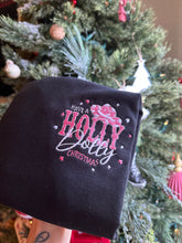 Load image into Gallery viewer, Holly Dolly Christmas embroidered top
