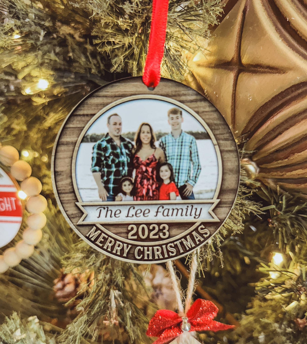 Custom photo ornaments