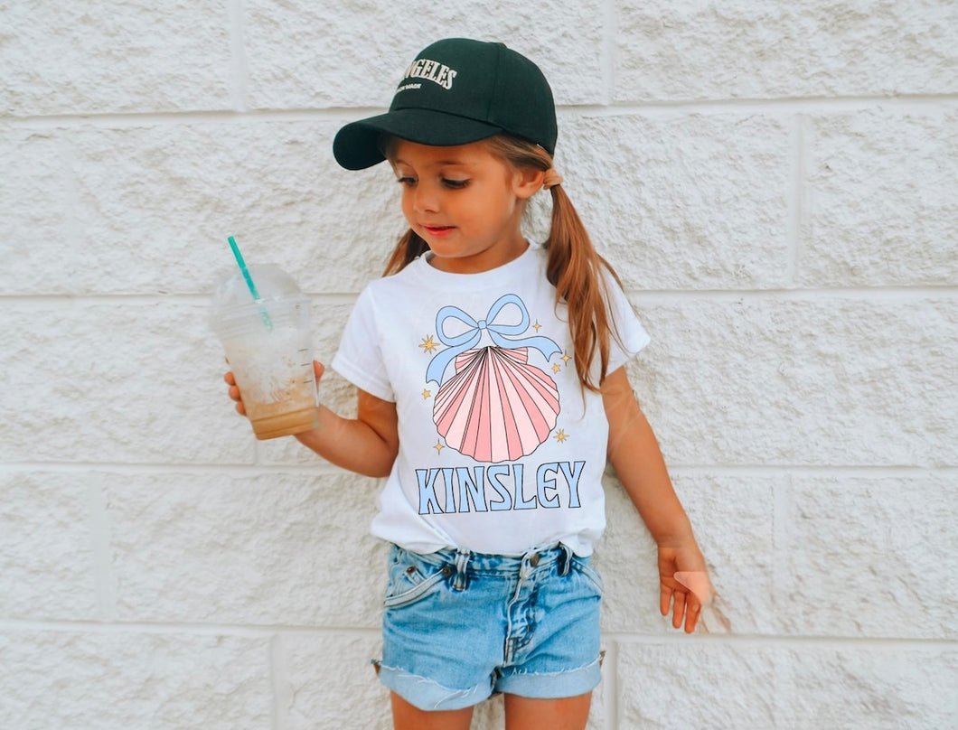 Kid's Custom Seashell tee