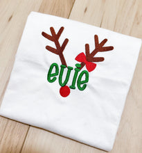 Load image into Gallery viewer, Embroidered Rudolph Top
