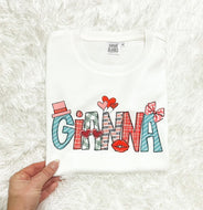 Valentines custom name tee