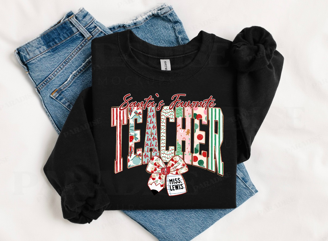 Santa's favorite teacher