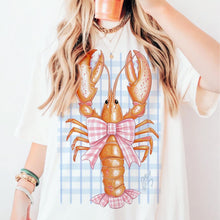 Load image into Gallery viewer, Coastal Coquette Lobster tee
