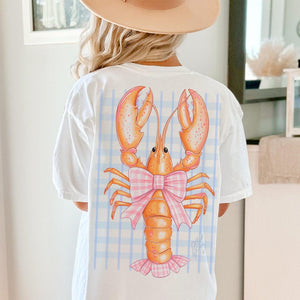 Coastal Coquette Lobster tee