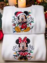 Load image into Gallery viewer, Main Street Christmas Embroidered sweatshirt
