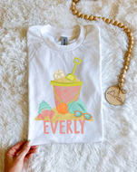 Custom Beach Bum name tee