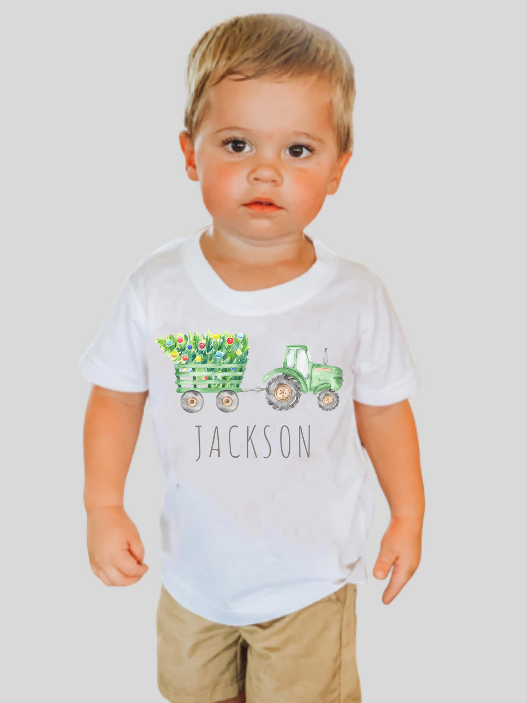 Christmas on the farm name tee