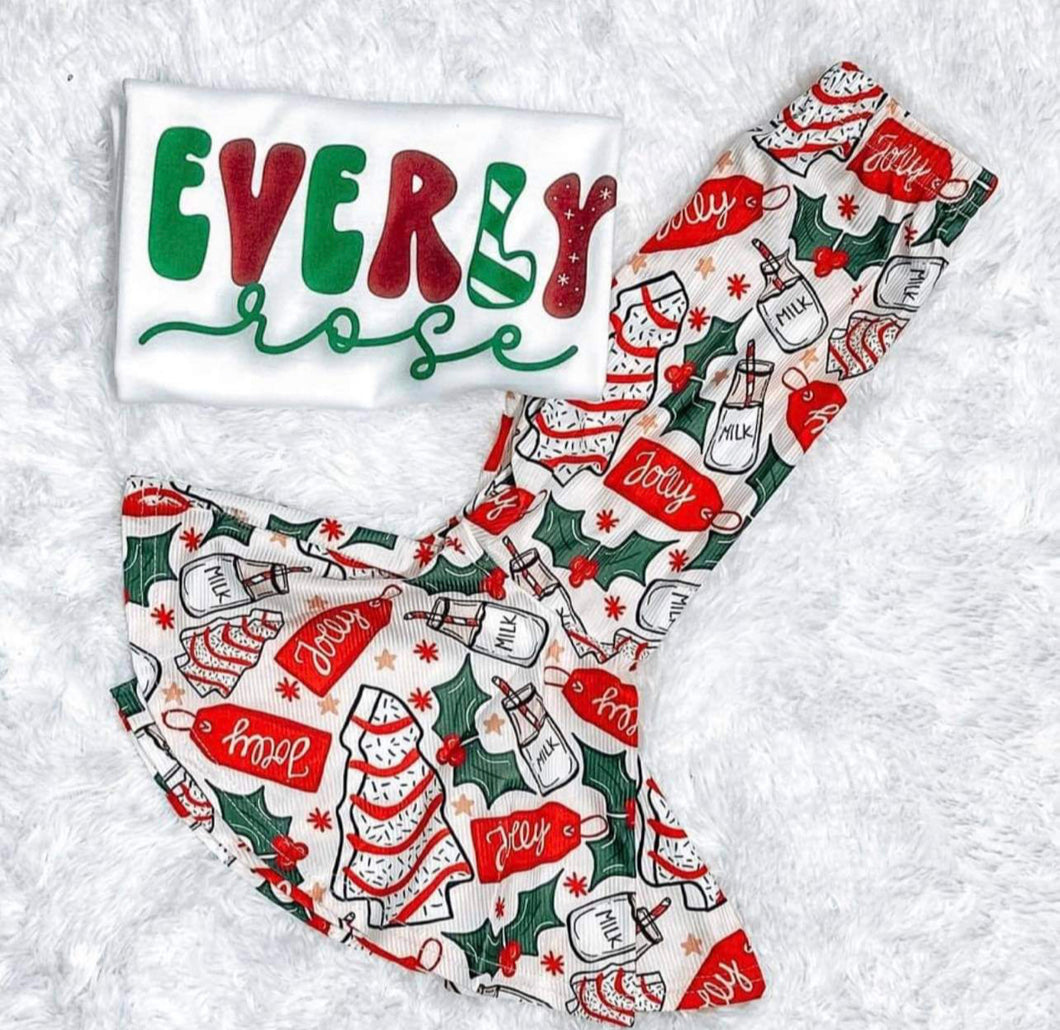 Holiday retro name tee