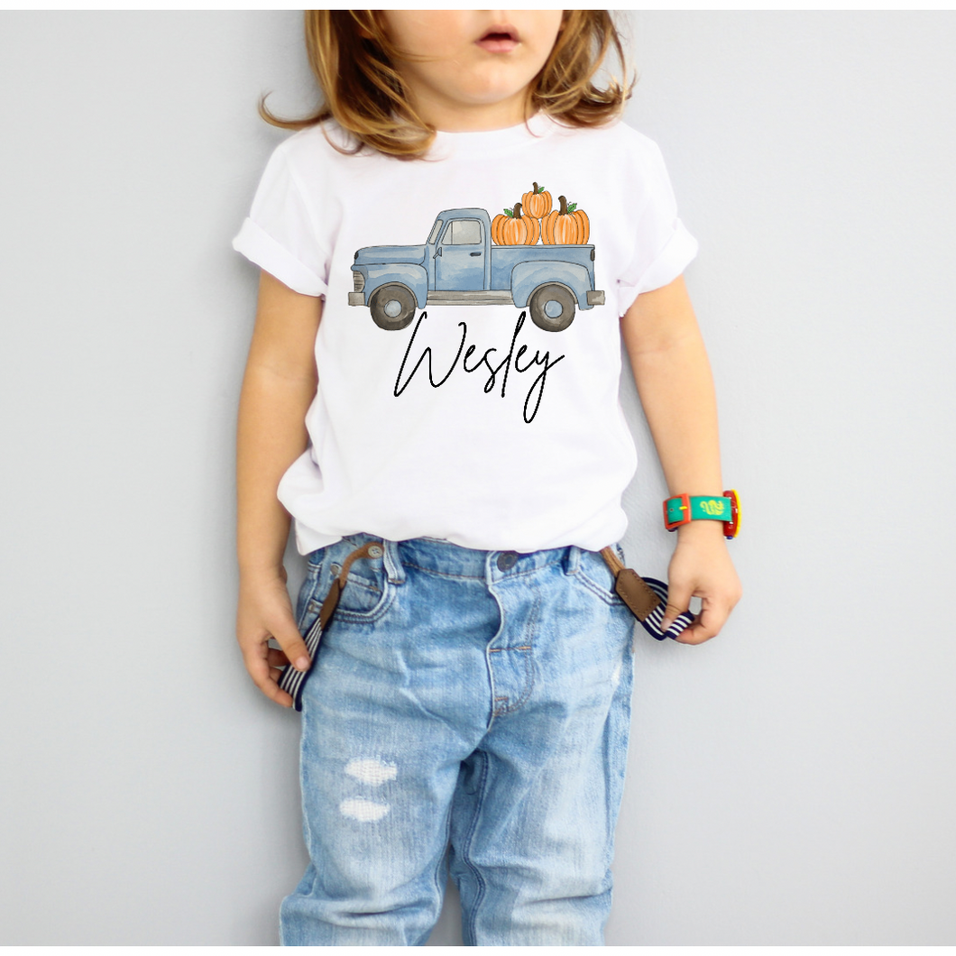 Vintage truck name tee